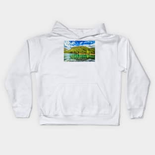 Eagle Rock Lake on the Enchanted Circle Kids Hoodie